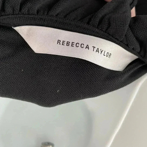 NWT Rebecca Taylor Peplum Blouse size Medium - Picture 6 of 6